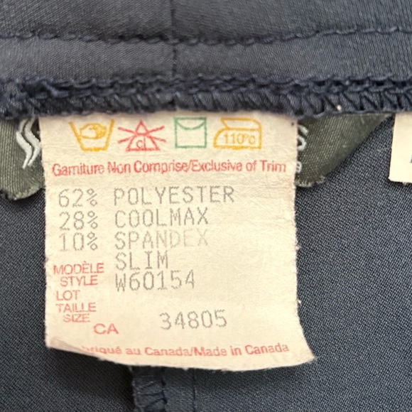 Sportive Plus, Slim Max Plus Size Pants, 20W, Navy 🏌️‍♀️ - Picture 11 of 11